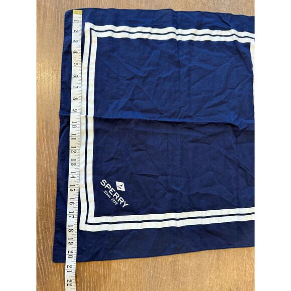 SPERRY since 1935 Navy Scarf Neck Tie Bandana - Picture 6 of 7
